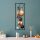 Hand-Painted Decorative Metal Wall Accessory, 32 x 90 x 4 cm | 100% Metal, Unique Color Variations | Perfect for Home Decor & Art Lovers