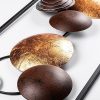 Hand-Painted Decorative Metal Wall Accessory, 32 x 90 x 4 cm | 100% Metal, Unique Color Variations | Perfect for Home Decor & Art Lovers