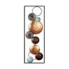 Hand-Painted Decorative Metal Wall Accessory, 32 x 90 x 4 cm | 100% Metal, Unique Color Variations | Perfect for Home Decor & Art Lovers