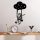 Stylish Black Decorative Metal Wall Accessory, 34 x 62 cm | 100% Metal, 1.5 mm Thickness | Lightweight 0.71 kg | Perfect for Modern Home Decor