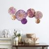 Hand-Painted Decorative Metal Wall Accessory, 74 x 38 cm | 100% Metal (1.5 mm) | Unique Design, Perfect for Home Decor | Lightweight & Easy to Hang