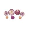Hand-Painted Decorative Metal Wall Accessory, 74 x 38 cm | 100% Metal (1.5 mm) | Unique Design, Perfect for Home Decor | Lightweight & Easy to Hang