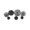 Hand-Painted Decorative Metal Wall Accessory, 74 x 38 cm | 100% Metal (1.5 mm) | Unique Design, Perfect for Home Decor | Lightweight & Easy to Hang