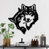 Stylish Black Decorative Metal Wall Accessory, 54 x 54 cm | 100% Metal, 1.5 mm Thickness | Lightweight & Modern Design for Home Decor