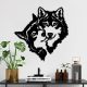 Stylish Black Decorative Metal Wall Accessory, 54 x 54 cm | 100% Metal, 1.5 mm Thickness | Lightweight & Modern Design for Home Decor