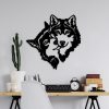 Stylish Black Decorative Metal Wall Accessory, 54 x 54 cm | 100% Metal, 1.5 mm Thickness | Lightweight & Modern Design for Home Decor