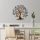 Hand-Painted Decorative Metal Wall Accessory, 60 x 60 cm, 100% Metal (1.5 mm) | Unique Color Variations | Perfect for Home Decor & Art Lovers