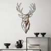 Hand-Painted Decorative Metal Wall Accessory, Antiquation Color, 70 x 42 cm | Durable 1.5 mm Metal Body | Unique Art for Home Décor & Style