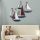 Hand-Painted Decorative Metal Wall Accessory, 88 x 73 cm | 100% Metal (1.5 mm) | Unique Design, Easy Wall Mounting, Perfect for Home Decor