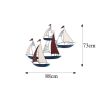 Hand-Painted Decorative Metal Wall Accessory, 88 x 73 cm | 100% Metal (1.5 mm) | Unique Design, Easy Wall Mounting, Perfect for Home Decor