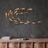 Stylish Decorative Metal Wall Accessory, 100% Metal, 100 x 45 x 4 cm | Lightweight at 2.639 kg | Perfect for Modern Home Decor & Art Display