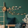 Stylish Decorative Metal Wall Accessory, 100% Metal, 100 x 45 x 4 cm | Lightweight at 2.639 kg | Perfect for Modern Home Decor & Art Display