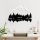 Stylish Decorative Metal Wall Accessory, Black & White, 62 x 22 cm & 70 x 51 cm | 100% Metal, 1.5 mm Thick | Easy Wall Mounting, Perfect for Home Decor