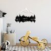 Stylish Decorative Metal Wall Accessory, Black & White, 62 x 22 cm & 70 x 51 cm | 100% Metal, 1.5 mm Thick | Easy Wall Mounting, Perfect for Home Decor