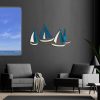 Hand-Painted Decorative Metal Wall Accessory, 126 x 70 cm, 100% Metal (1.5 mm) | Unique Design, Easy Wall Mount | Perfect for Home Decor
