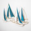 Hand-Painted Decorative Metal Wall Accessory, 126 x 70 cm, 100% Metal (1.5 mm) | Unique Design, Easy Wall Mount | Perfect for Home Decor