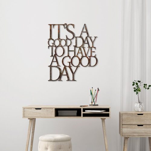 Hand-Painted Decorative Metal Wall Accessory, 70 x 61 cm, 1.5 mm Thick, Antiquation Finish | Unique Art Piece for Home Decor, Elegant & Stylish