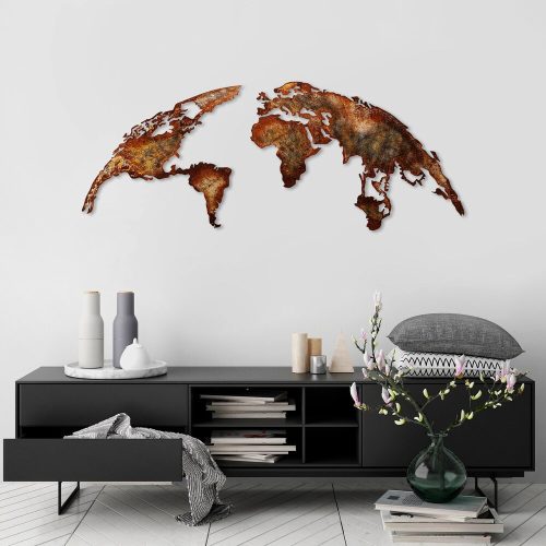 Hand-Painted Decorative Metal Wall Accessory, 150 cm x 59 cm, 100% Metal (1.5 mm) | Unique Art Piece for Home Decor | Stylish & Durable Design