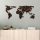 Hand-Painted Decorative Metal Wall Accessory, 127 x 60 x 1.5 cm | 100% Metal, 1.5 mm Thick | Unique Color Variations for Stylish Home Decor