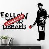 Stylish Decorative Metal Wall Accessory, 100% Metal, 64 x 42 cm & 46 x 87 cm | Easy Wall Mount, White & Red Design | Perfect for Home Decor