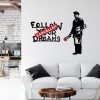 Stylish Decorative Metal Wall Accessory, 100% Metal, 64 x 42 cm & 46 x 87 cm | Easy Wall Mount, White & Red Design | Perfect for Home Decor