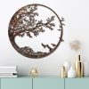 Hand-Painted Decorative Metal Wall Accessory, Antiquation Color, 66 x 68 cm | Durable 1.5 mm Metal Body | Unique Art for Home Décor & Style