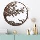 Hand-Painted Decorative Metal Wall Accessory, Antiquation Color, 66 x 68 cm | Durable 1.5 mm Metal Body | Unique Art for Home Décor & Style