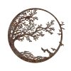 Hand-Painted Decorative Metal Wall Accessory, Antiquation Color, 66 x 68 cm | Durable 1.5 mm Metal Body | Unique Art for Home Décor & Style