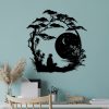 Stylish Black Decorative Metal Wall Accessory, 63 x 60 cm | 100% Metal, 1.5 mm Thickness | Perfect for Modern Home Decor & Art Display