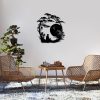 Stylish Black Decorative Metal Wall Accessory, 63 x 60 cm | 100% Metal, 1.5 mm Thickness | Perfect for Modern Home Decor & Art Display
