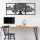 Stylish Decorative Metal Wall Accessory (3 Pieces), Black, 40 x 49 cm | 100% Metal, 1.5 mm Thick | Perfect for Modern Home Decor & Gallery Walls