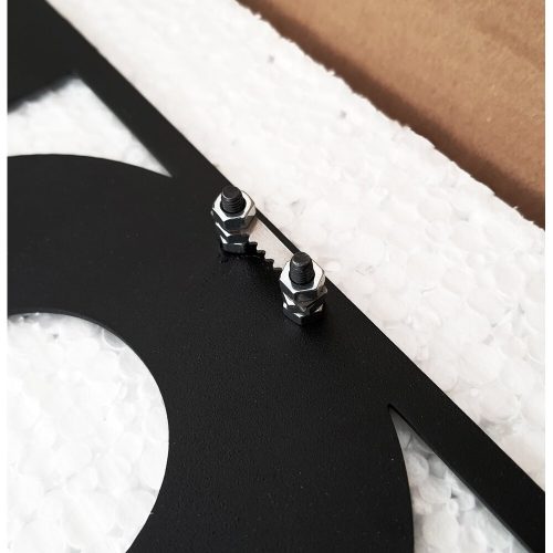 Stylish Decorative Metal Wall Accessory (3 Pieces), Black, 40 x 49 cm | 100% Metal, 1.5 mm Thick | Perfect for Modern Home Decor & Gallery Walls