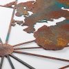 Hand-Painted Decorative Metal Wall Accessory, 120 x 60 cm | 100% Metal, 1.5 mm Thick | Unique Art Piece for Home Decor, Stylish & Durable