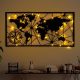 Stylish Black Decorative Metal Wall Accessory, 60 x 120 cm, 1.5 mm Thick | Easy Installation, IP20 Rated, Battery Operated (3 AA) | Modern Home Decor