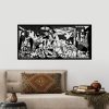Stylish Black Decorative Metal Wall Accessory, 85 x 40 cm | 100% Metal, 1.5 mm Thickness | Perfect for Modern Home Decor & Unique Wall Art