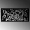 Stylish Black Decorative Metal Wall Accessory, 85 x 40 cm | 100% Metal, 1.5 mm Thickness | Perfect for Modern Home Decor & Unique Wall Art
