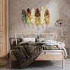 Hand-Painted Decorative Metal Wall Accessory, 107 x 88 cm, 100% Metal (1.5 mm) | Unique Design, Easy Wall Mounting, Perfect for Home Decor