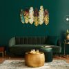 Hand-Painted Decorative Metal Wall Accessory, 107 x 88 cm, 100% Metal (1.5 mm) | Unique Design, Easy Wall Mounting, Perfect for Home Decor