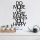 Stylish Black Decorative Metal Wall Accessory, 41 x 70 cm | 100% Metal, 1.5 mm Thickness | Easy Wall Mounting, Perfect for Modern Decor