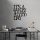 Stylish Black Decorative Metal Wall Accessory, 70 x 61 cm | 100% Metal (1.5 mm Thick) | Easy Wall Mounting | Perfect for Modern Home Decor