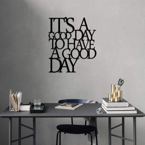 Stylish Black Decorative Metal Wall Accessory, 70 x 61 cm | 100% Metal (1.5 mm Thick) | Easy Wall Mounting | Perfect for Modern Home Decor