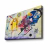 Vasili Kandinsky Decorative Canvas Painting, 45 x 70 cm, 100% Canvas, 100% Wooden Frame (2.8 cm Thick) | Perfect for Modern Home Decor & Art Lovers
