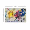 Vasili Kandinsky Decorative Canvas Painting, 45 x 70 cm, 100% Canvas, 100% Wooden Frame (2.8 cm Thick) | Perfect for Modern Home Decor & Art Lovers