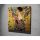 Elegant Decorative Canvas Painting 'Lady with Fan' by Gustav Klimt, 45 x 45 cm | 100% Canvas, 100% Wooden Frame (3 cm Thick) | Perfect for Home Decor