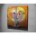 Decorative Canvas Painting 'Senecio' by Paul Klee, 45 x 45 cm | 100% Canvas, 100% Wooden Frame (3 cm Thick) | Perfect for Home & Office Decor