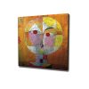 Decorative Canvas Painting 'Senecio' by Paul Klee, 45 x 45 cm | 100% Canvas, 100% Wooden Frame (3 cm Thick) | Perfect for Home & Office Decor