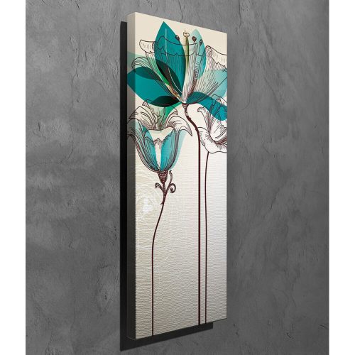 Elegant Decorative Canvas Painting, 30 x 80 cm | 100% Canvas, 100% Wooden Frame (3 cm Thick) | Perfect for Home Decor & Art Lovers