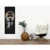Stunning Decorative Canvas Painting, 30 x 80 cm | 100% Canvas, 100% Wooden Frame (3 cm Thick) | Perfect for Home Decor & Art Lovers, Unique Design