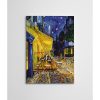 Vincent Van Gogh Café Terrace at Night Canvas Painting, 70 x 100 cm | 50% Polyester/50% Cotton, 100% Wooden Frame | Stunning Wall Art for Home Decor