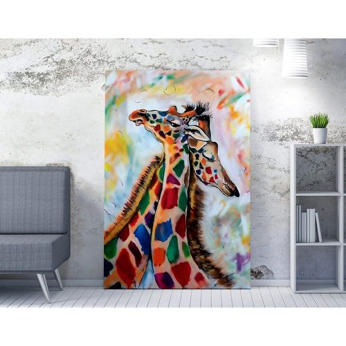 Stunning Decorative Canvas Painting, 50 x 70 cm, 50% Cotton/50% Polyester, Digital Print, Wooden Frame 2 x 3 cm | Perfect for Home Decor & Art Lovers